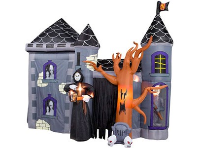 New design halloween big inflatable haunted houses for sale
